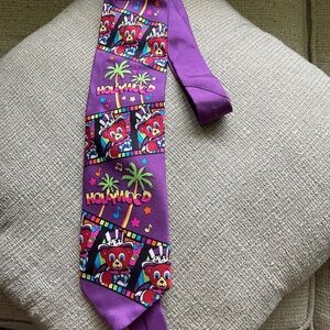 Lisa Frank Hollywood Bear tie